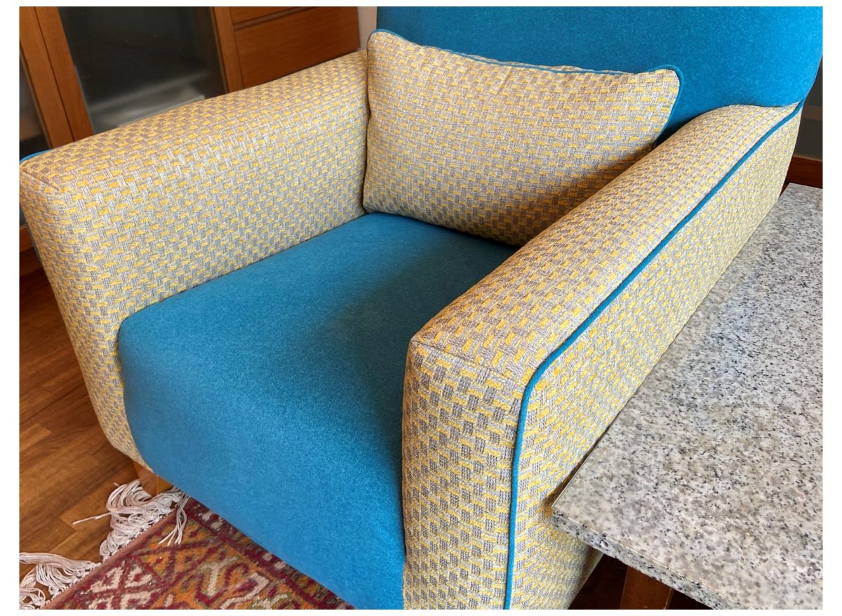 ビフォーアフター事例（122.004） ソファーの張り替え　北欧・デザイン　東京都目黒区 | 椅子張替え　オリーブ